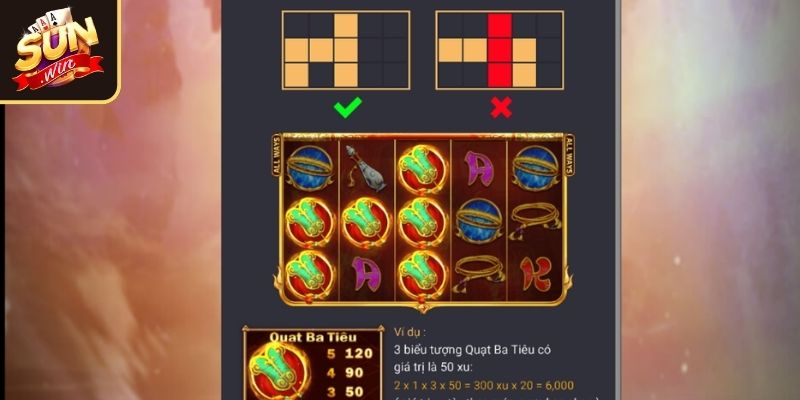 Tây Du Thần Khí Sunwin – Cùng Đường Tăng Săn Thần Vật 2 Biểu tượng Scatter miễn phí