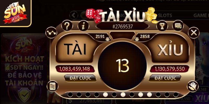 Vai trò của chiến thuật trong Tài Xỉu SUNWIN
