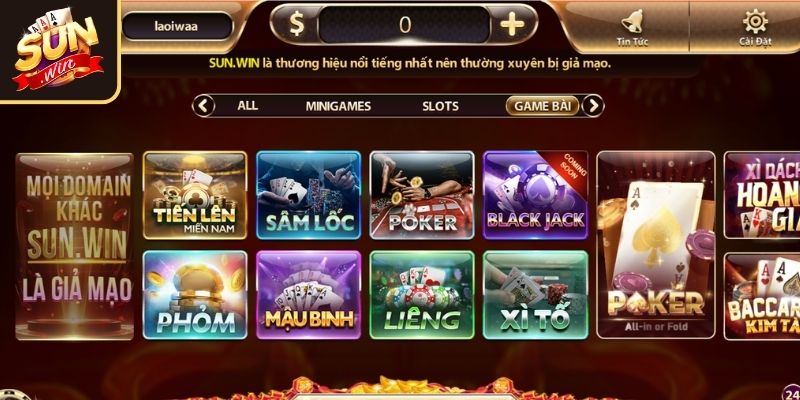 ​Lý do nên tải game bài đổi thưởng tặng vốn SUNWIN
