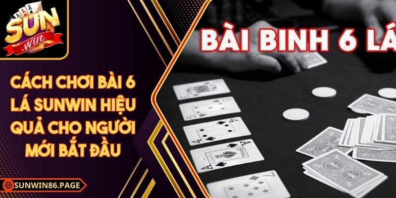 Cách Chơi Bài 6 Lá Sunwin Hiệu Quả Cho Người Mới Bắt Đầu