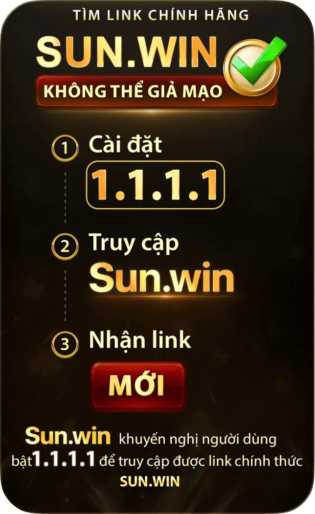 tải và cài đặt 1.1.1.1 để vào sunwin